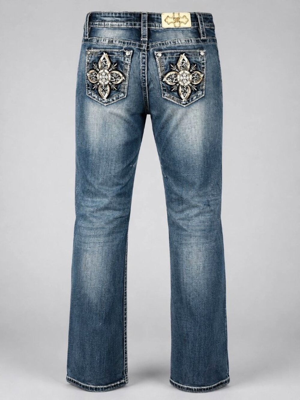 Miss Me Womens 30 Jeans Blue Distressed Bootcut Denim - For Shorts - READ